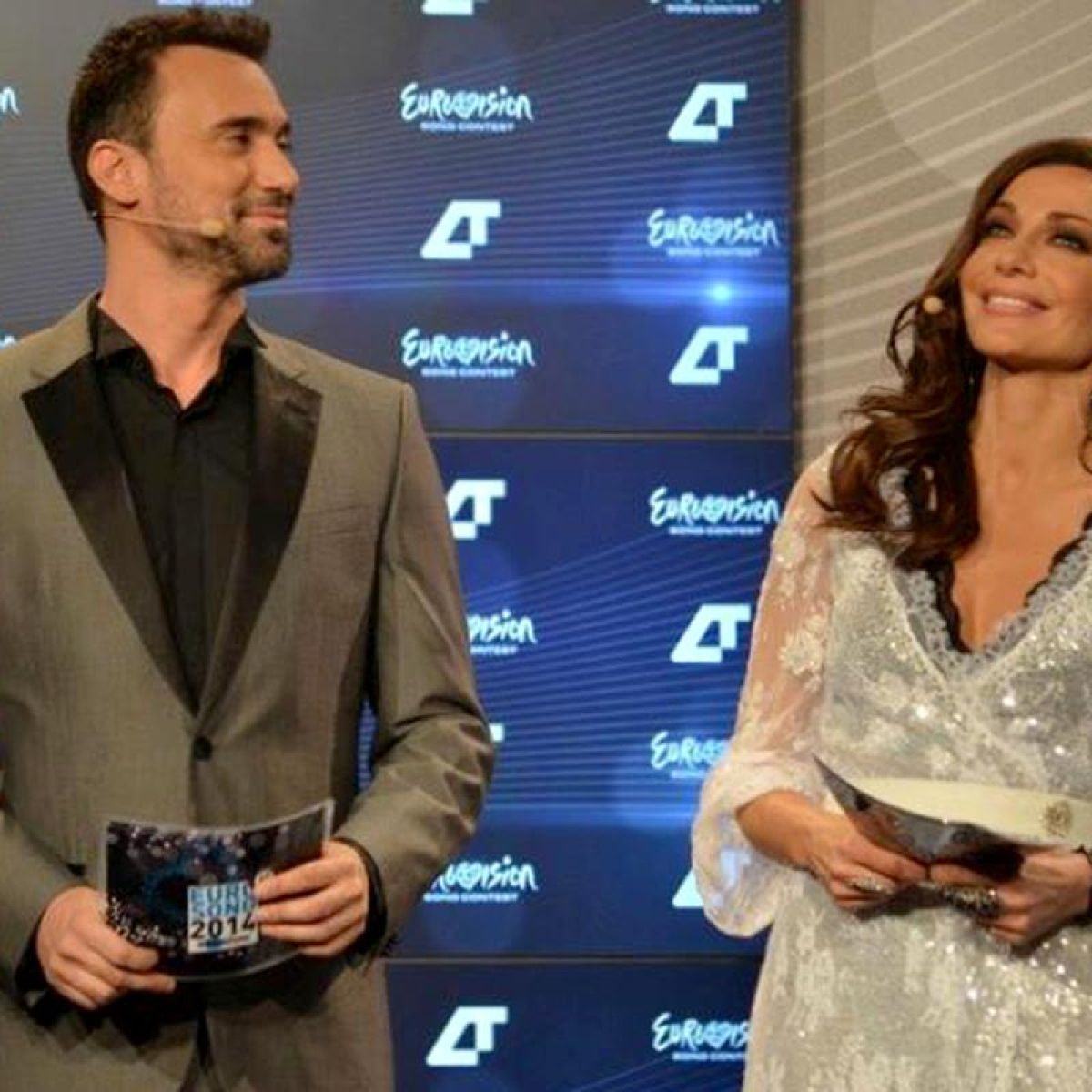 Η Δέσποινα Βανδή με τρέσες της KDG Hair Boutique στον Ελληνικό Τελικό της Eurovision 2014
